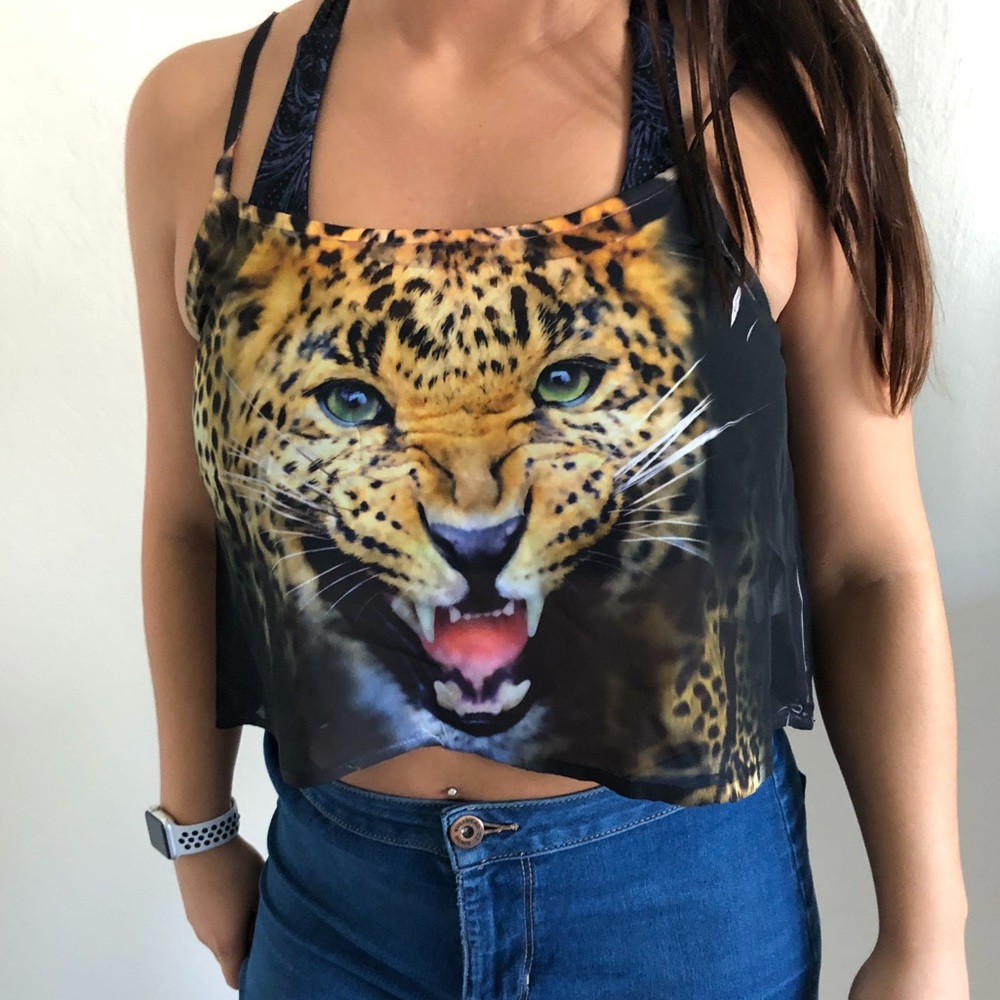 Wild Cat Crop Top